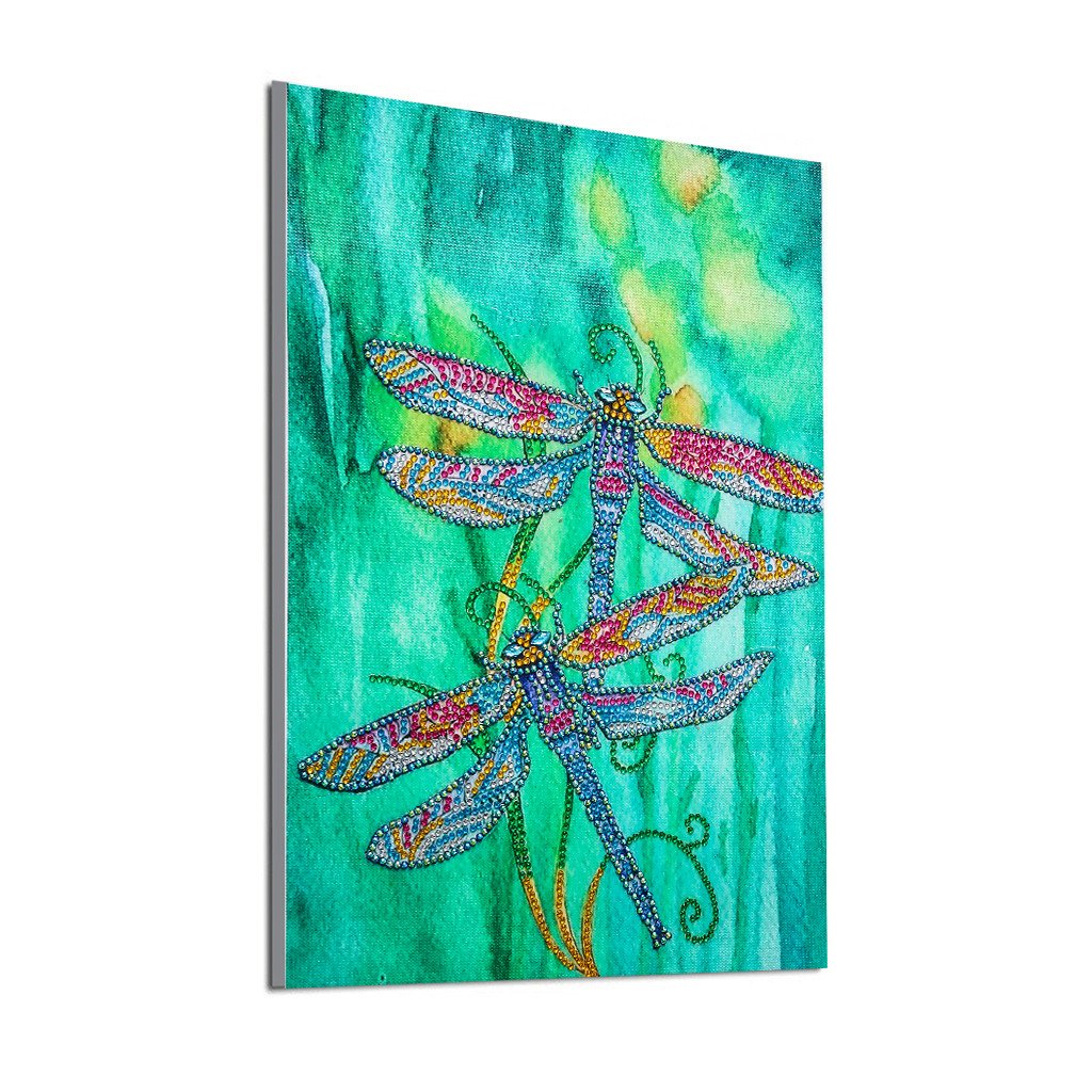 Two dragonflies | Special Shaped Diamond Painting Kits