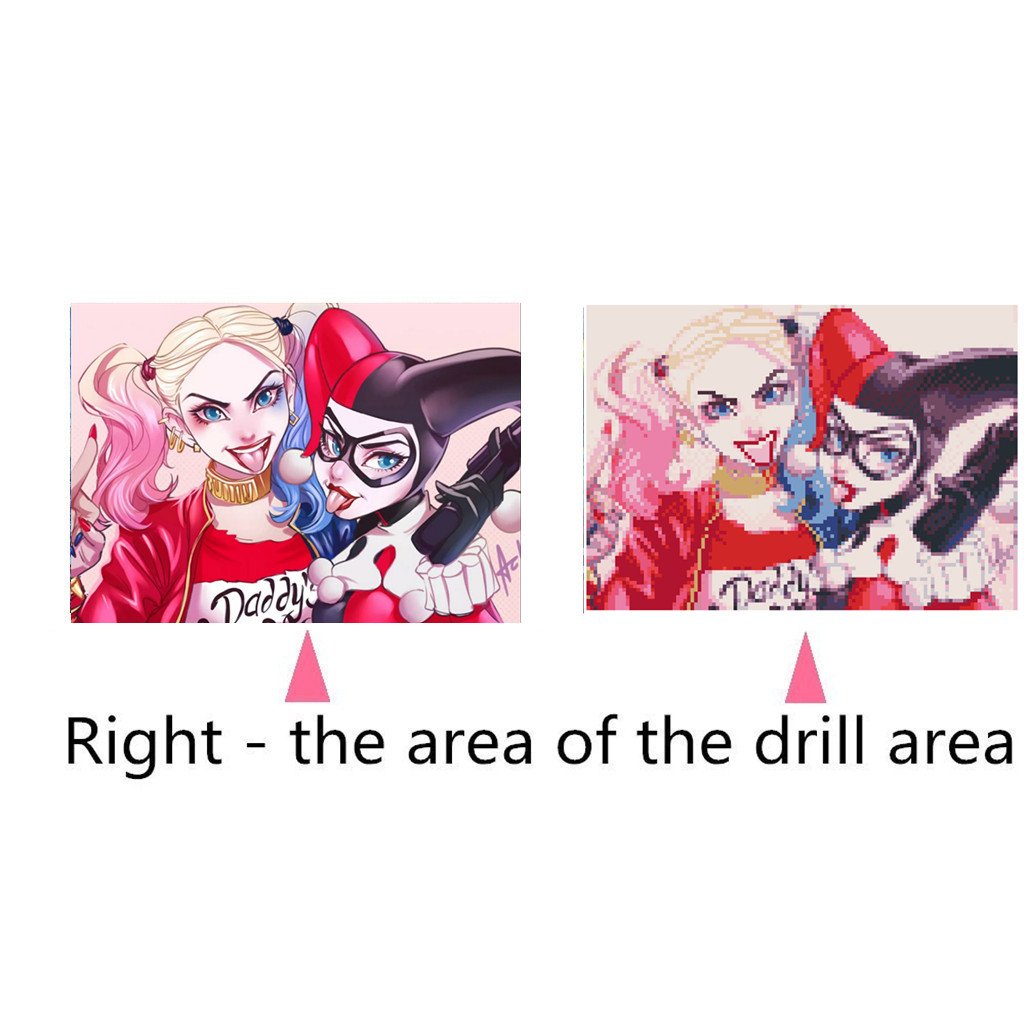 Harley Quinn | Full Round Diamond Painting Kits