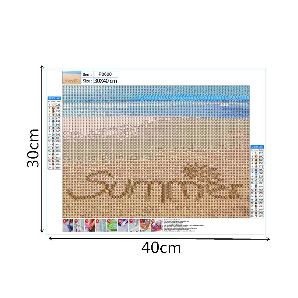 Summer | Full Round Diamond Painting Kits