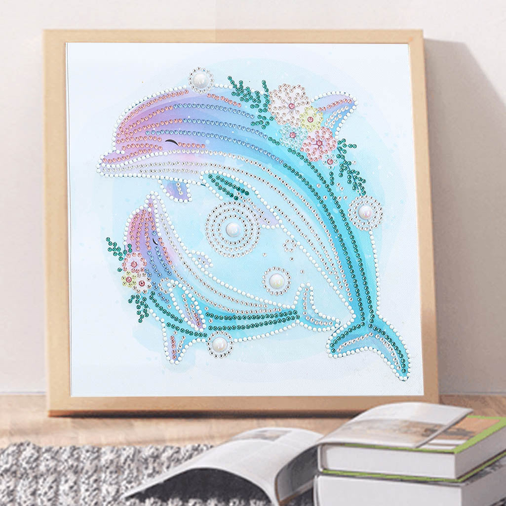 Dolphin | Luminous Diamond Painting Kits