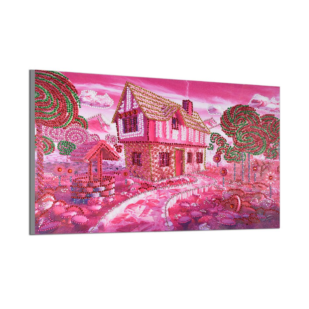 Lollipop house | Special Shaped Diamond Painting Kits