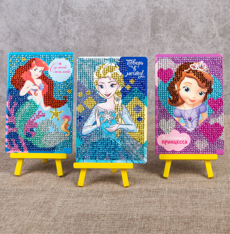 Princess | Crystal Rhinestone Diamond Painting Kits for children with Tripod