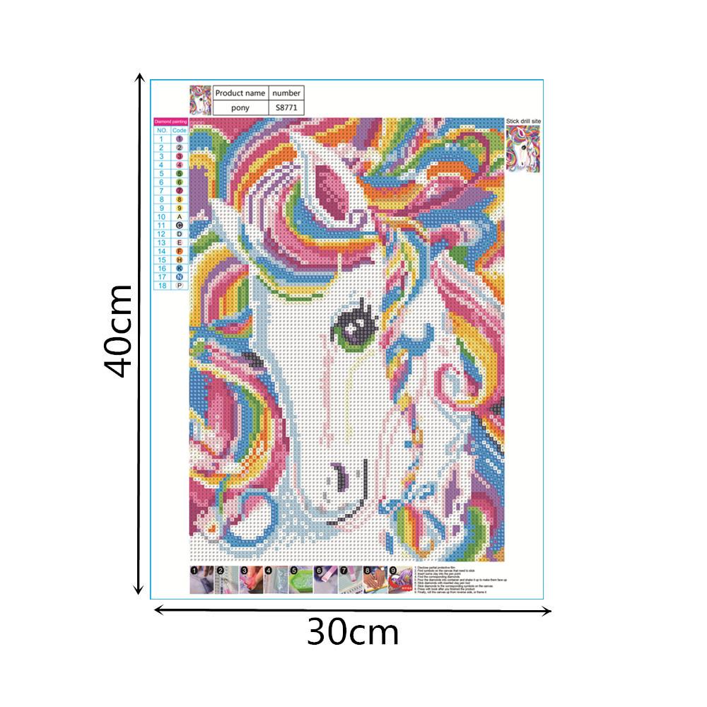Pony | Full Round Diamond Painting Kits