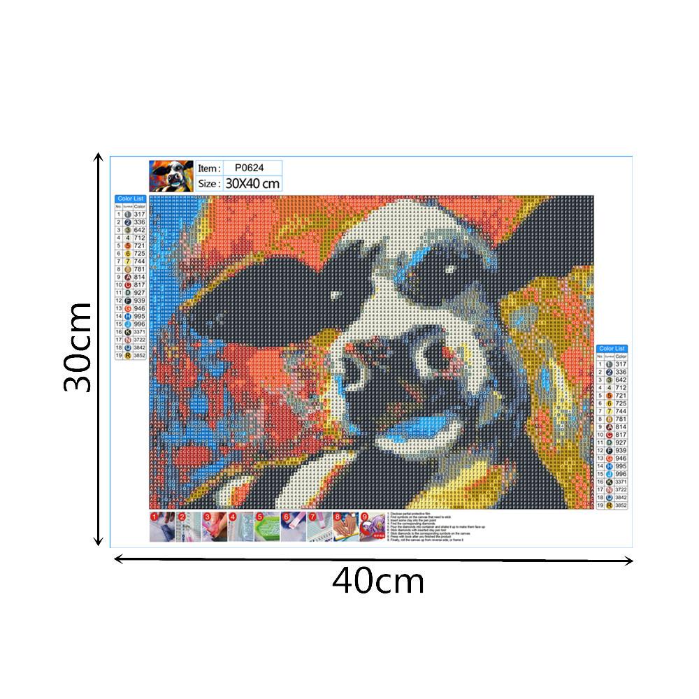 Cattle | Full Round Diamond Painting Kitscock