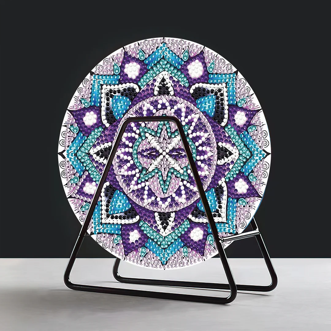 4PCS Diamond Painting Placemats Insulated Dish Mats | Mandala