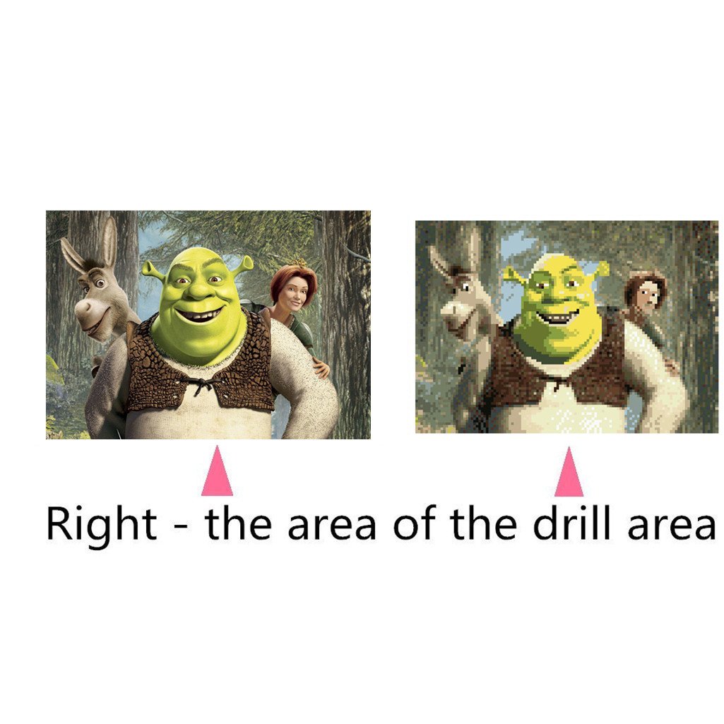 Shrek | Full Round Diamond Painting Kits