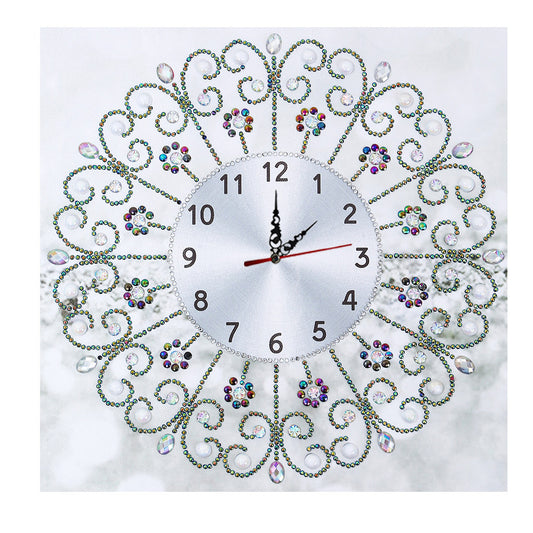 Flower Clock | Special Shaped Diamond Painting Kits