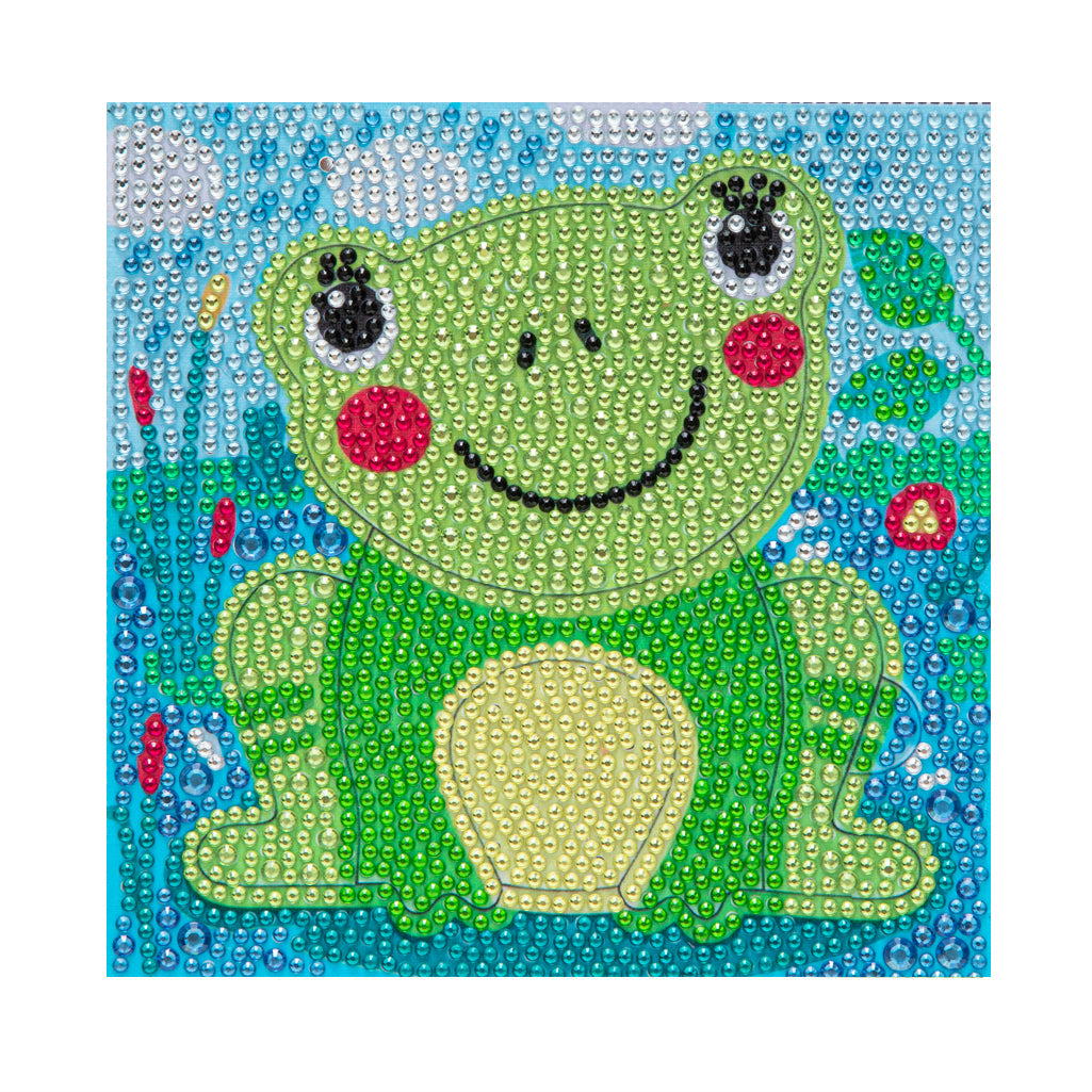 Grenouille | Kits de peinture diamant strass cristal pour enfants