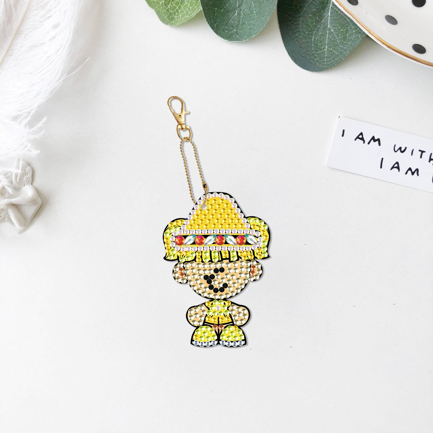 DIY keychain | Children | Double-sided | Five Piece Set