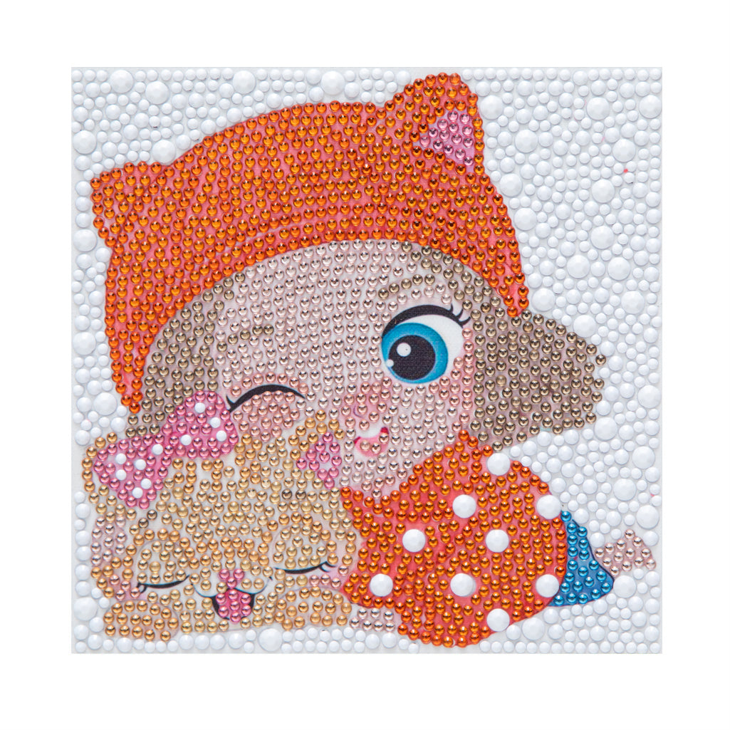 Petite fille | Kits de peinture diamant strass cristal pour enfants