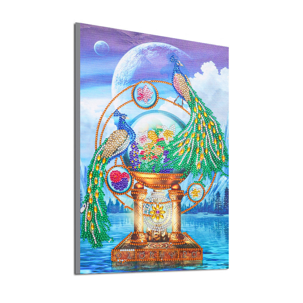 Peacock | Special Shaped Diamond Painting Kits