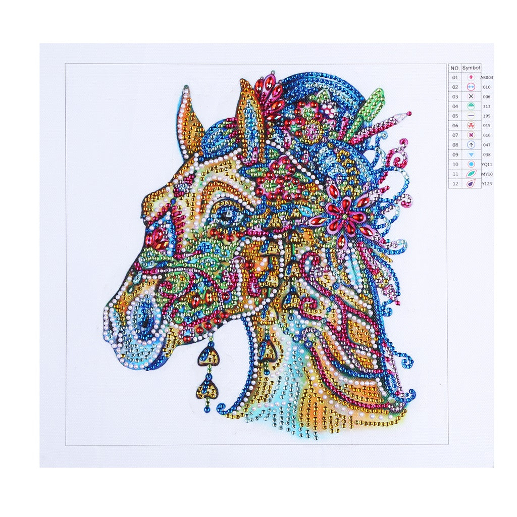 Horse  | Crystal Rhinestone  | Full Round Diamond Painting Kits