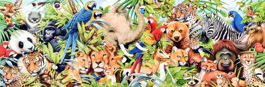 Full Round/Square Diamond Painting Kits | Animal Kingdom