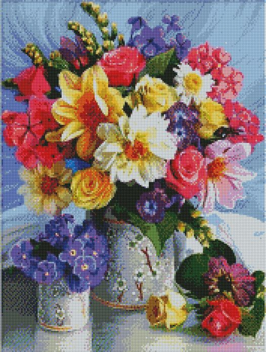 Full Round/Square Diamond Painting Kits |  Flower