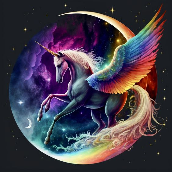 AB Diamond Painting  |  Colorful Unicorn