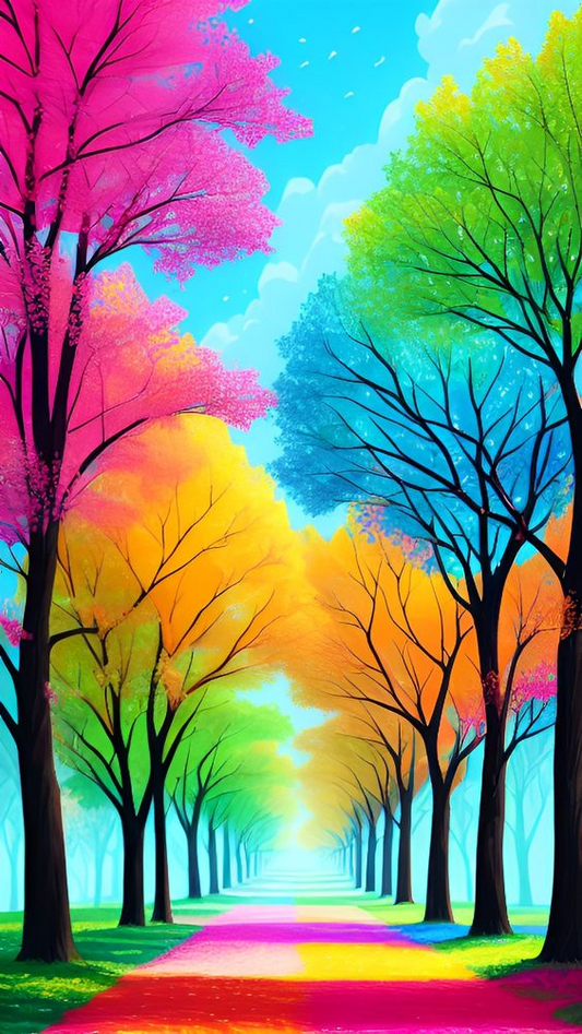 AB Diamond Painting    |  Colorful Forest