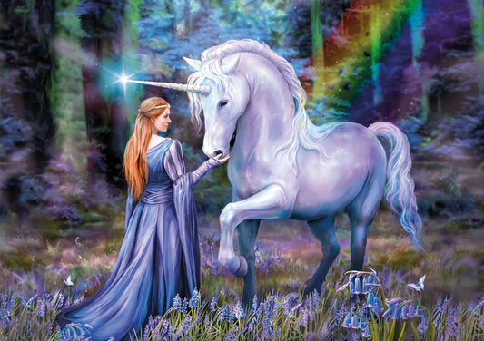 AB Diamond Painting  |  Beauty and Unicorn