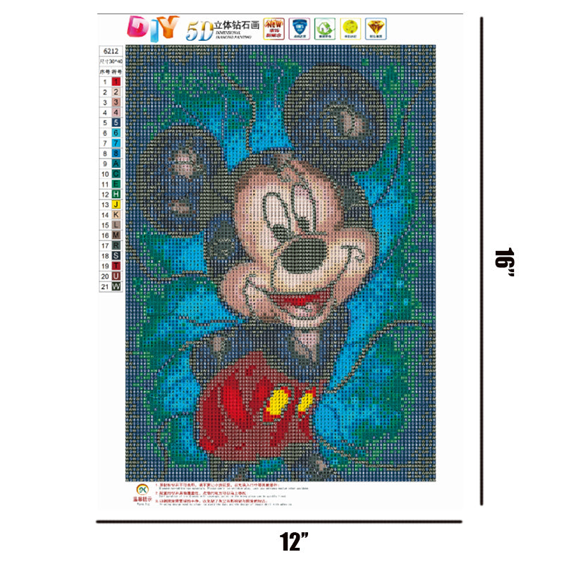Mickey | Full Round Diamond Painting Kits