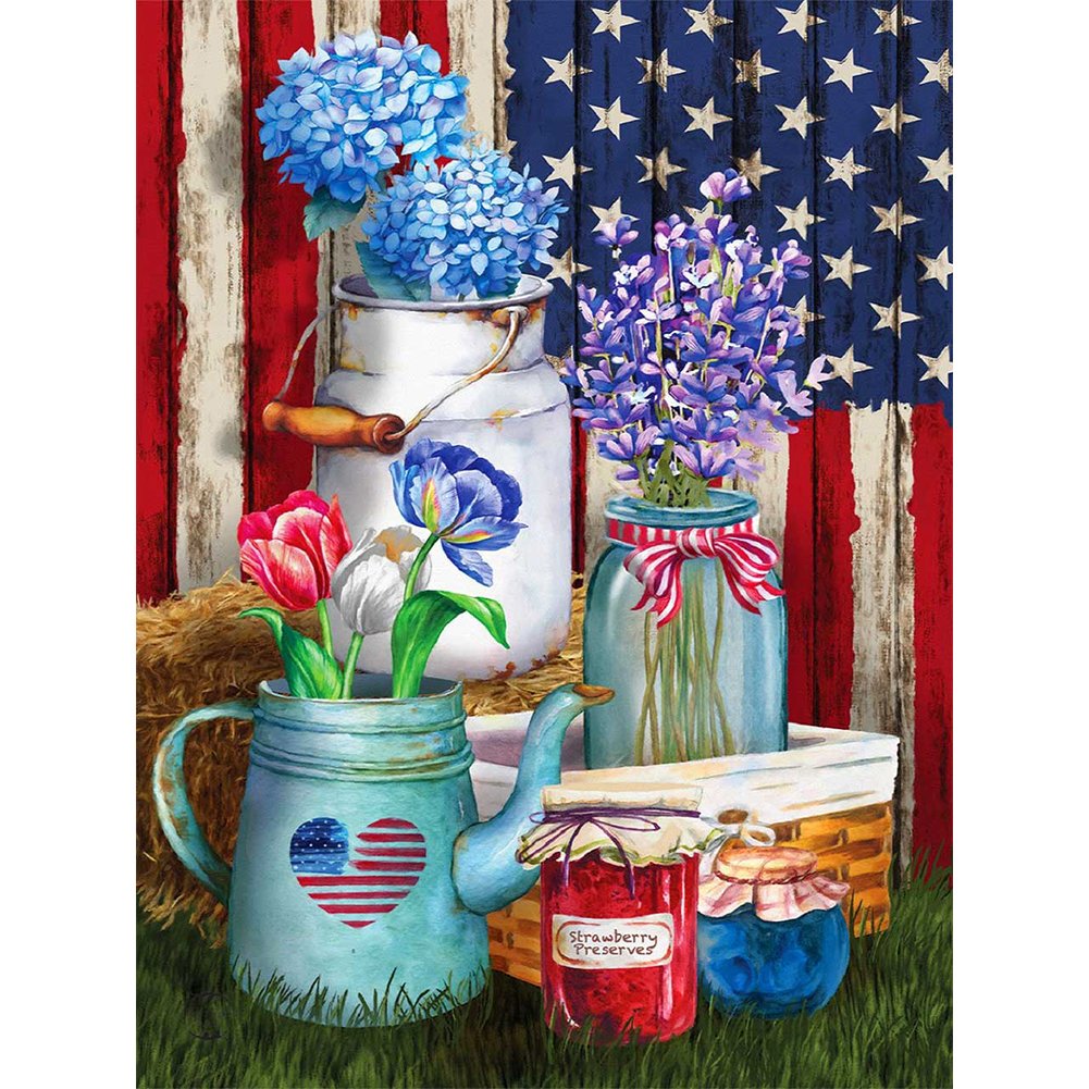 US Flag Series | Full Round Diamond Painting Kits