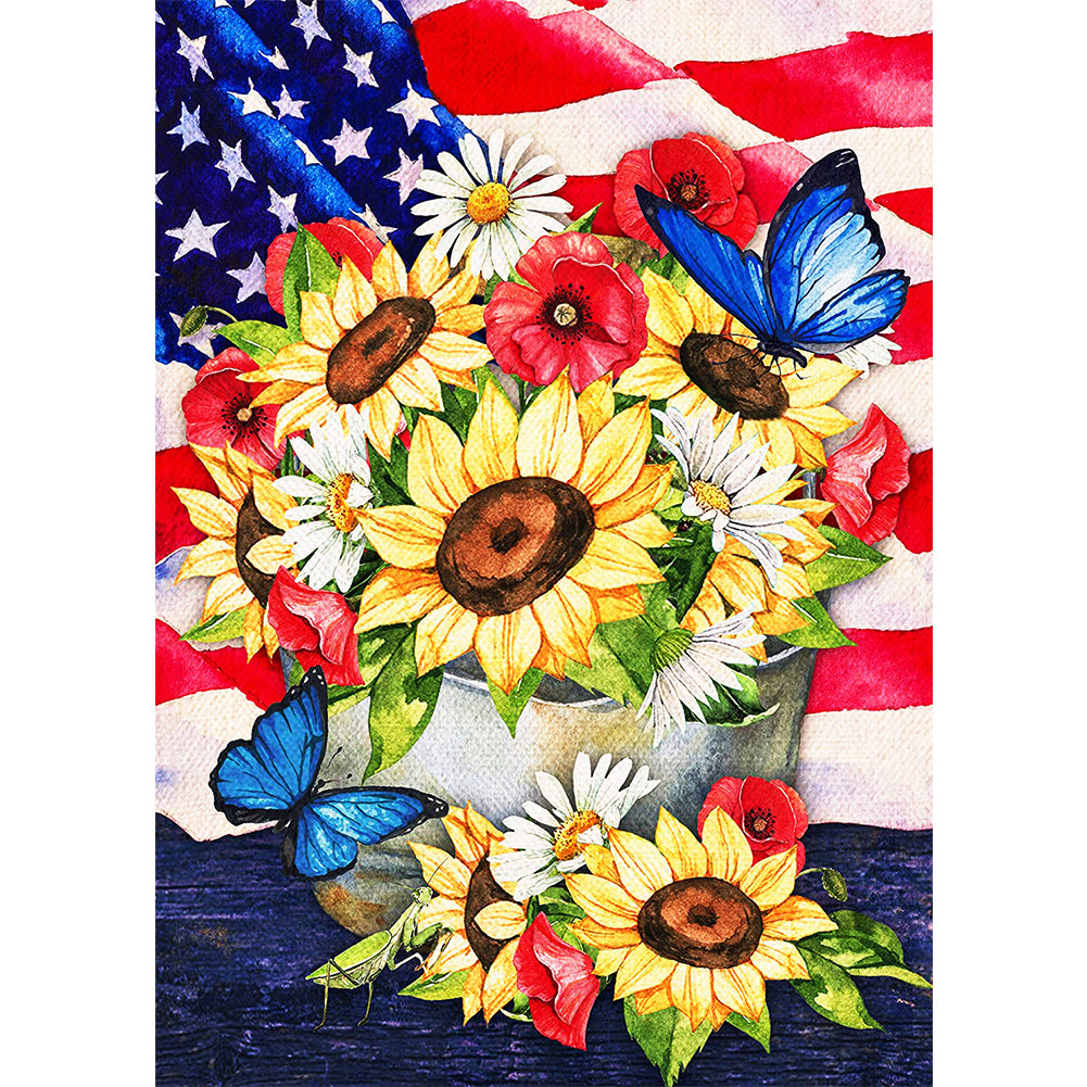 US Flag Series | Full Round Diamond Painting Kits