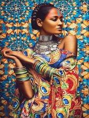 African Woman | Full Diamond Painting Kits