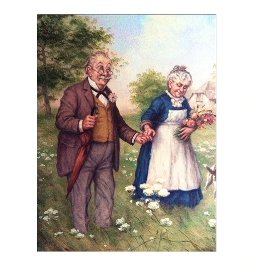 elderly couple | Full Round/Square Diamond Painting Kits
