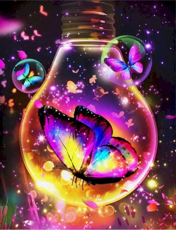 Butterfly | Full Round Diamond Painting Kits