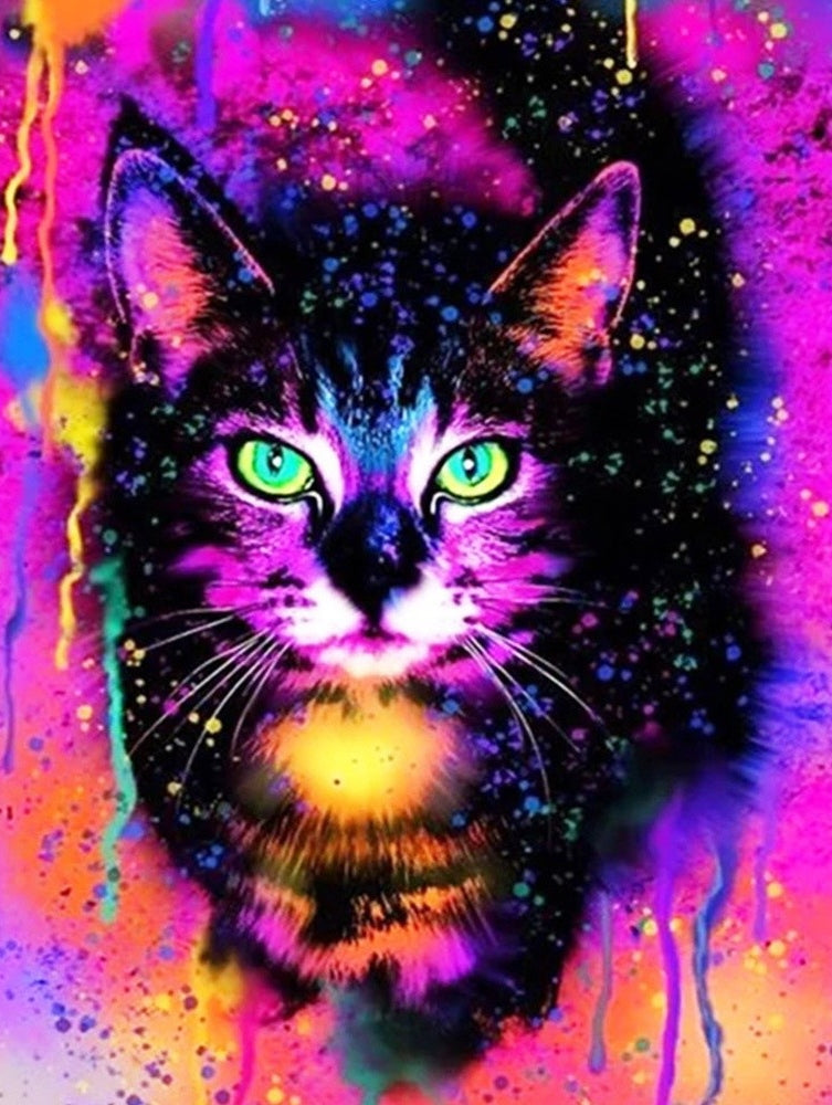 Cat | Full Round Diamond Painting Kits