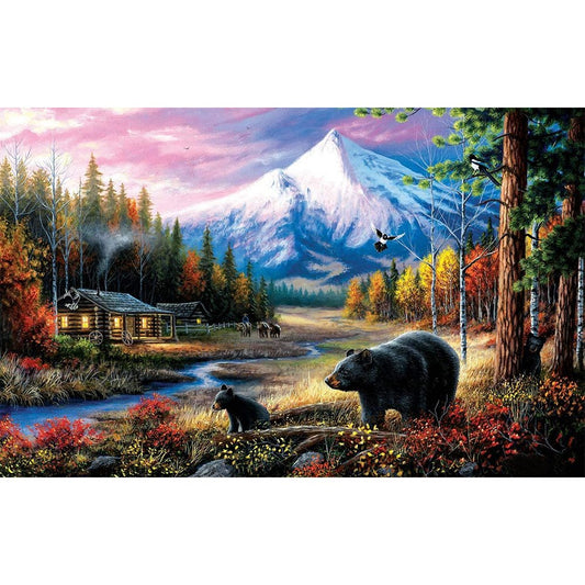 Landschaft | Vollständige Runde/Quadratische Diamond Painting Kits (40x60cm) 