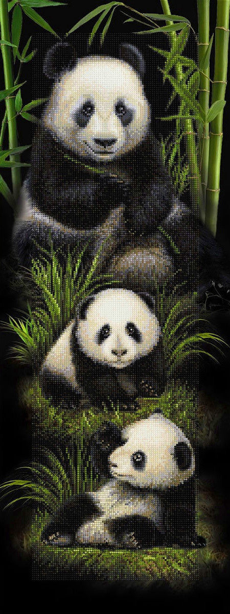 Panda | Vollständige runde/quadratische Diamond Painting Kits (30x90cm)