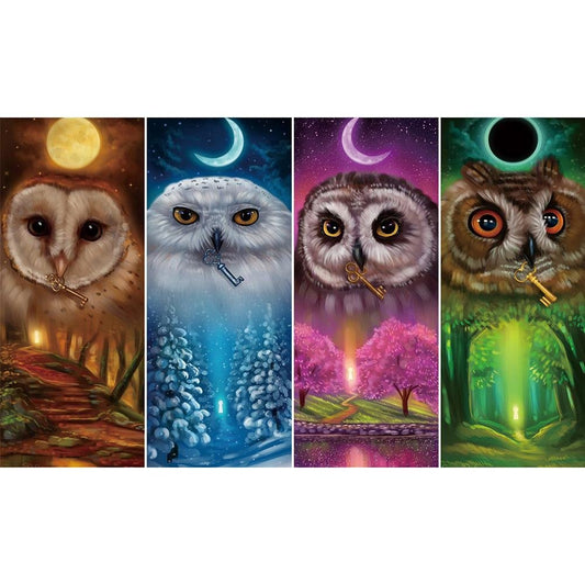 Owl | Full Round/square Diamond Painting Kits