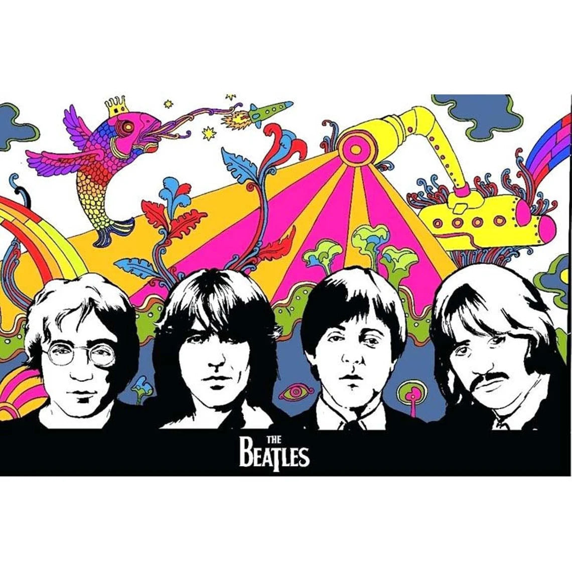 Les Beatles | Kits complets de peinture au diamant rond/carré