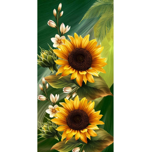 Sunflower | Full Round/Square Diamond Painting Kits | 40x80cm | 50x100cm