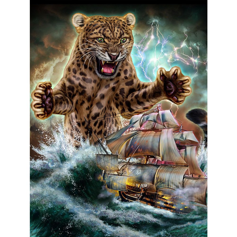 Animal Sailboat | Full Round/Square Diamond Painting Kits