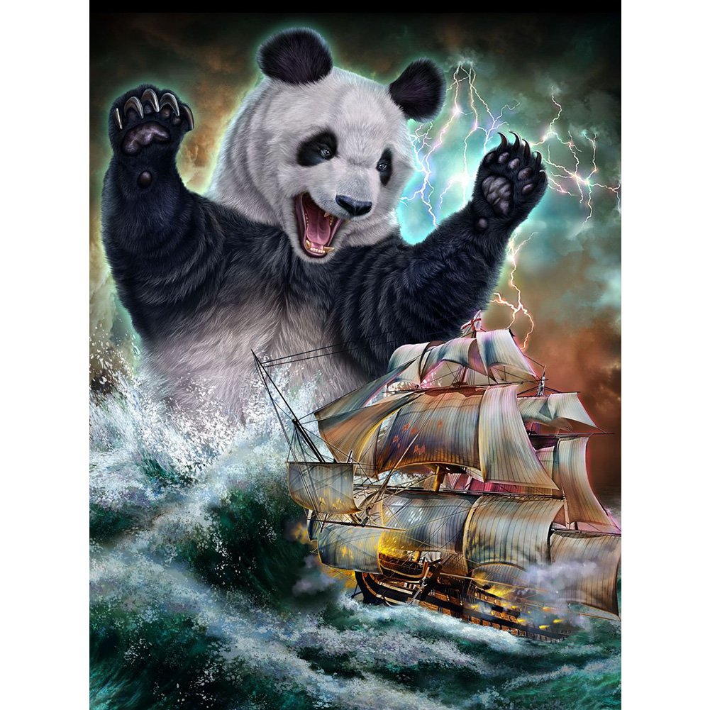 Animal Sailboat | Full Round/Square Diamond Painting Kits