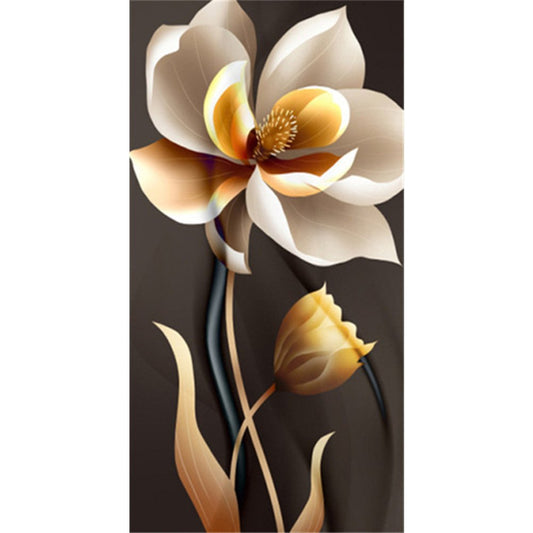 Flower | Full Round/Square Diamond Painting Kits | 40x80cm | 50x100cm