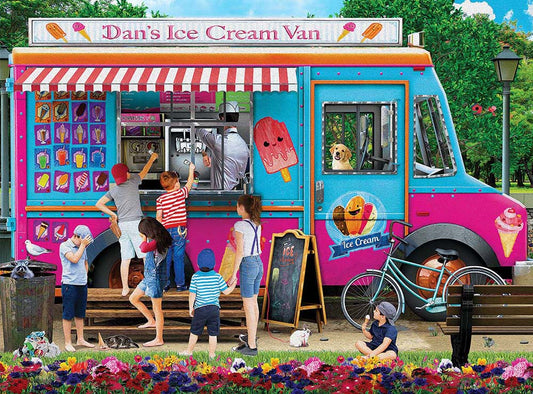 Ice Cream Van | Full Round/Square Diamond Painting Kits