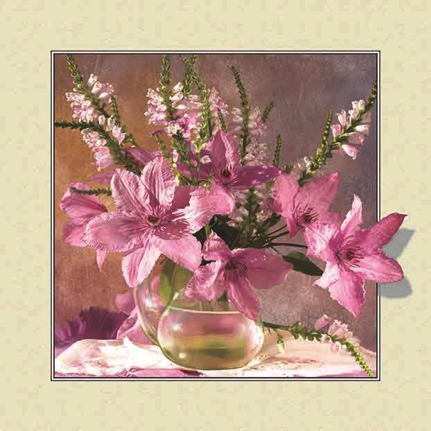 Flower | Full Round/Square Diamond Painting Kits | 30x30-50x50cm