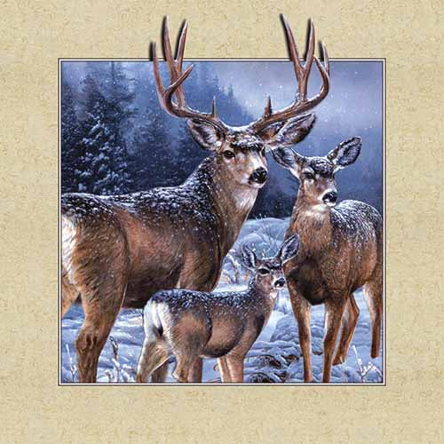 Deer | Full Round/Square Diamond Painting Kits | 30x30-50x50cm