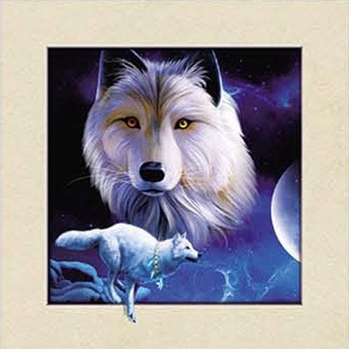 Wolf | Full Round/Square Diamond Painting Kits | 30x30-50x50cm