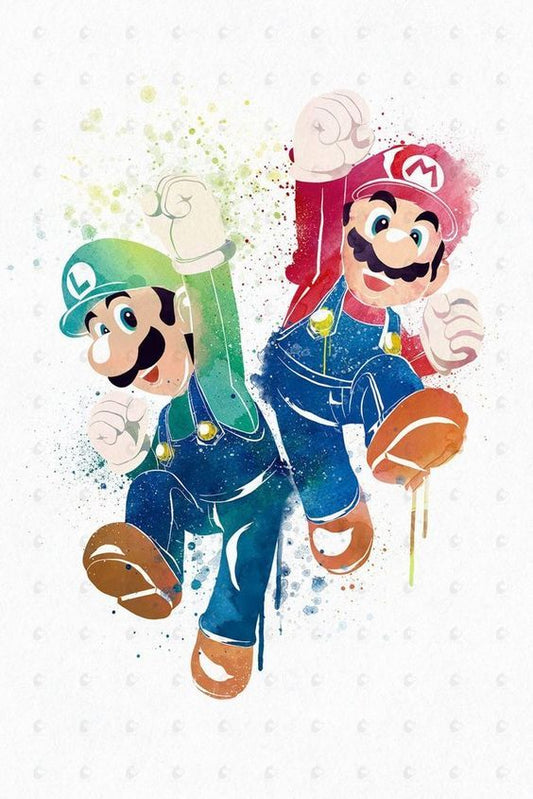 Mario | Vollständige runde/quadratische Diamond Painting Kits