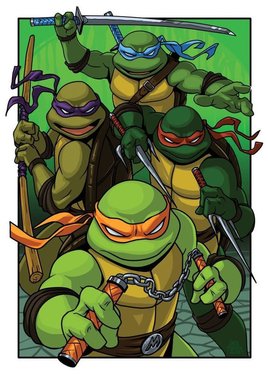 Teenage Mutant Ninja Turtles | Vollständige runde/quadratische Diamond Painting Kits