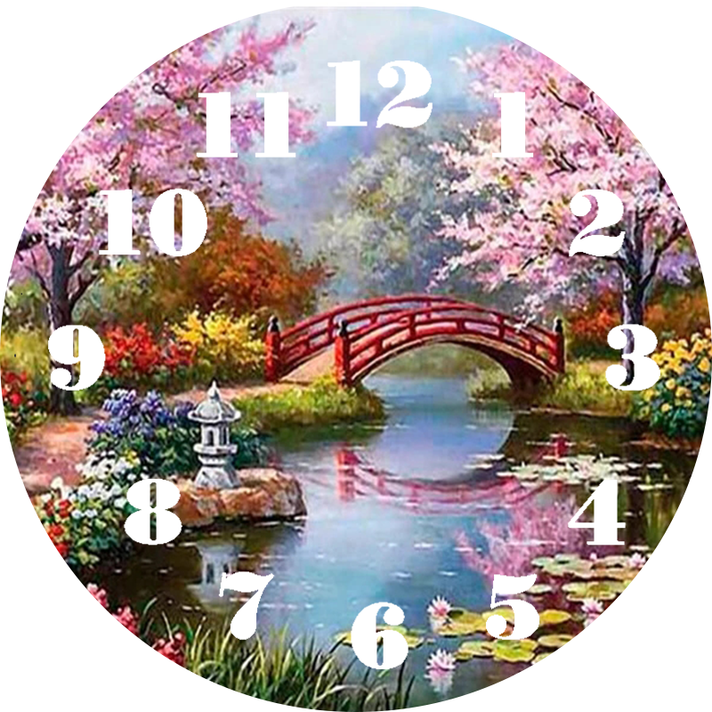 Clocks | Full Round Diamond Painting Kits | 30x30cm