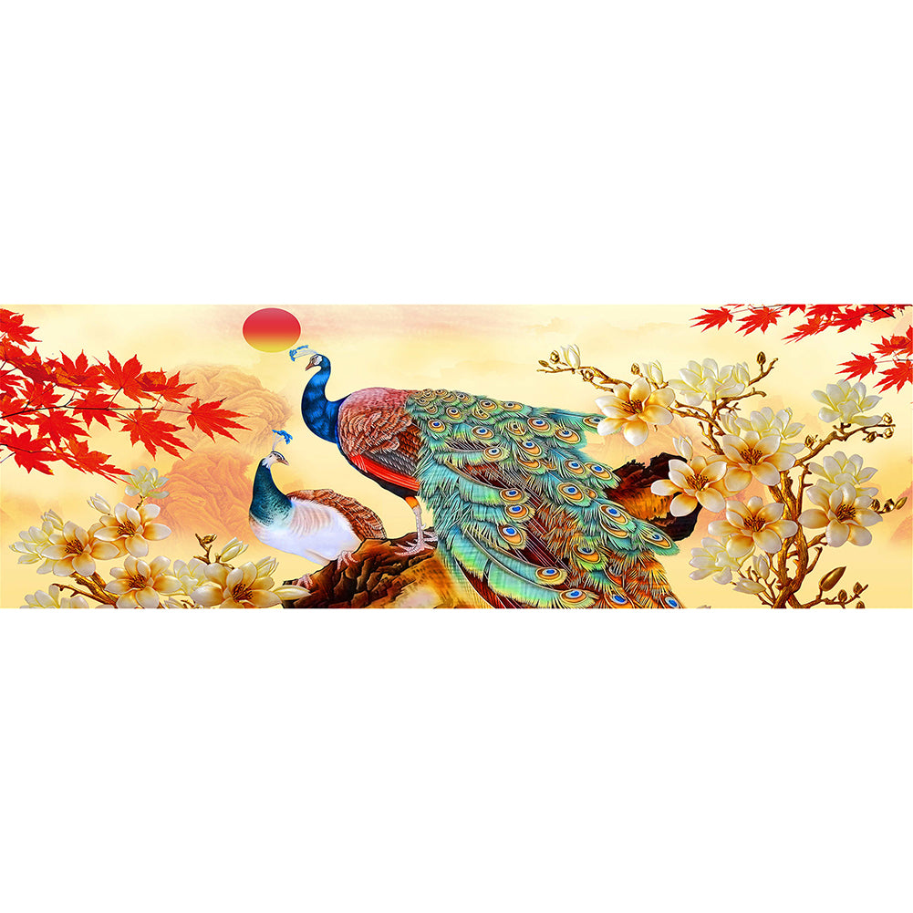 Peacock | Full Round/Square Diamond Painting Kits | 30x90cm