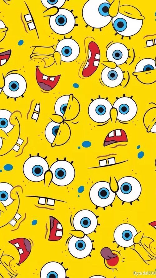 SpongeBob Schwammkopf | Vollständige Runde/Quadratische Diamond Painting Kits | 30x50cm | 40 x 70 cm