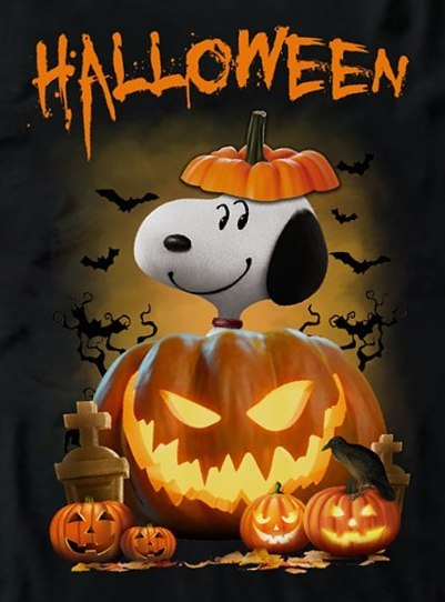 Halloween Snoopy | Full Round/Square Diamond Painting Kits | 30x40cm | 40x50cm