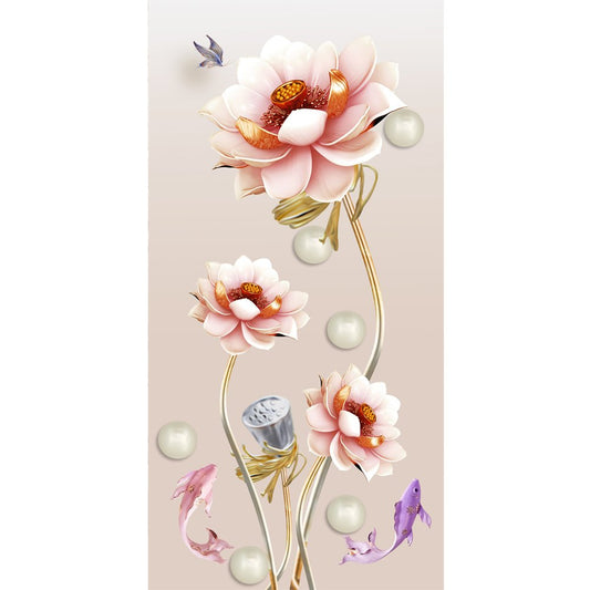 Flower | Full Round/Square Diamond Painting Kits | 40x80cm