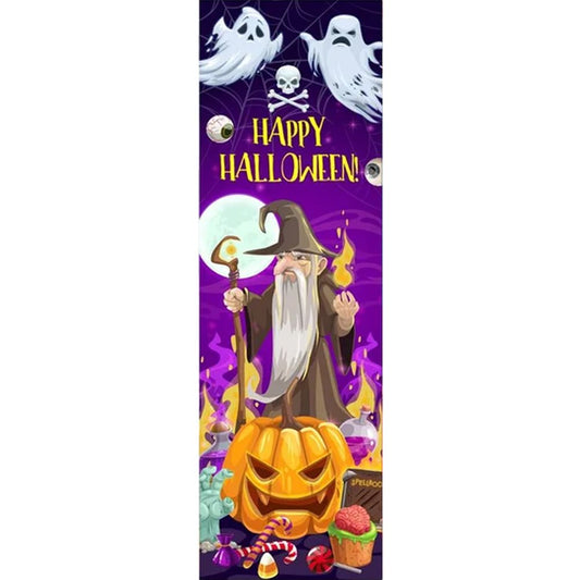 Halloween | Kits complets de peinture diamant rond/carré | 30x80cm