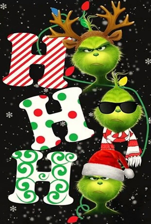 Grinch | Full Round/Square Diamond Painting Kits | 30x40cm