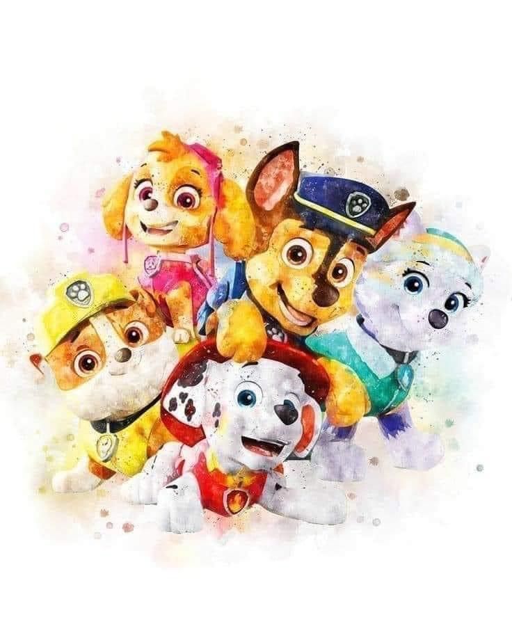 PAW Patrol | Full Round/Square Diamond Painting Kits | 30x40cm